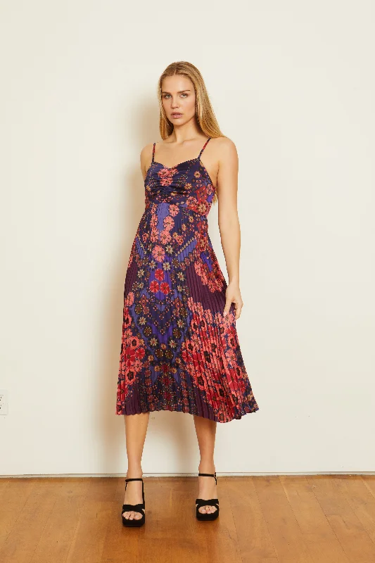 Donna Dress Patchwork Pansy