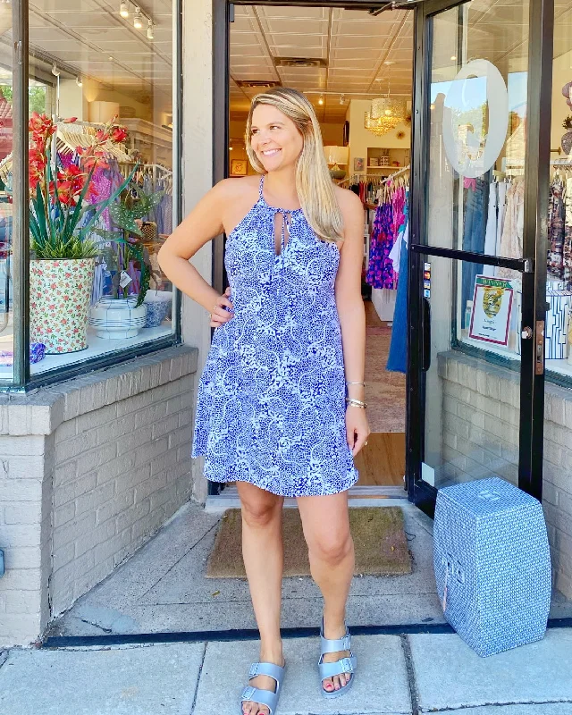 Cape May Dress Navy Lace