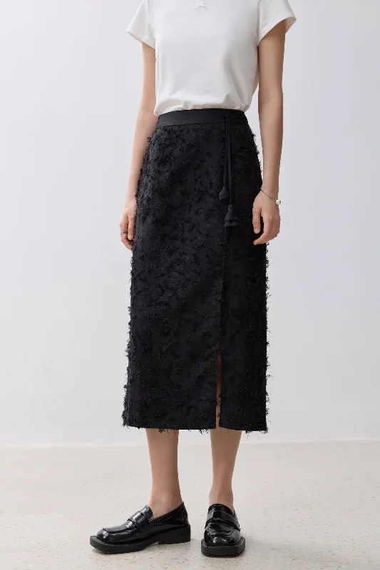 LILY Floral Straight Skirt