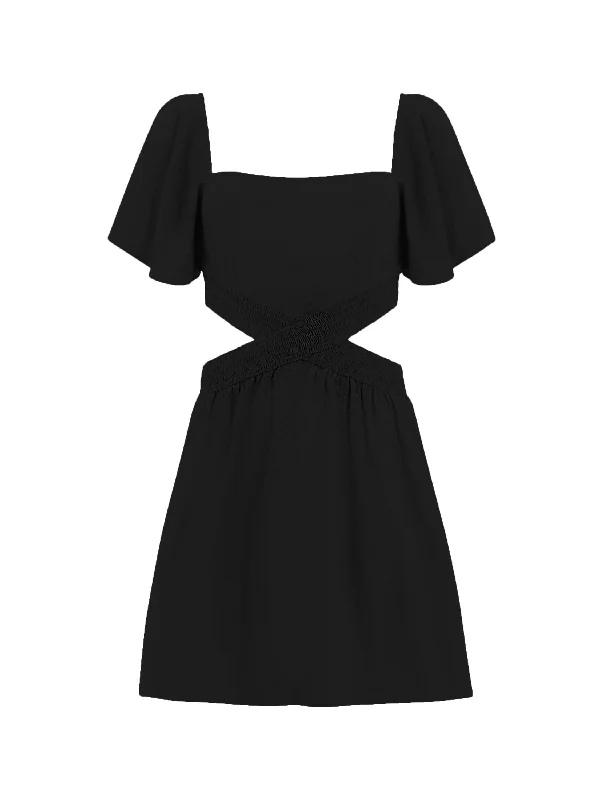 Alania Lyocell Cut Out Dress