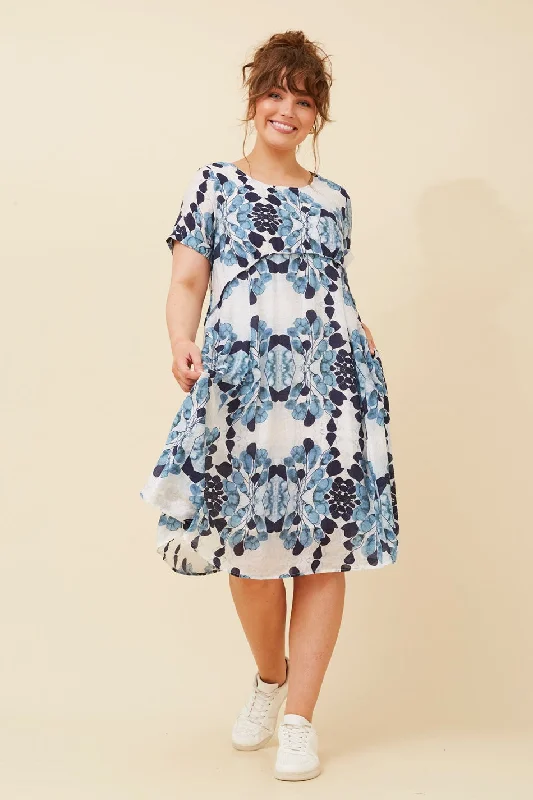 DREE PRINTED MIDI DRESS