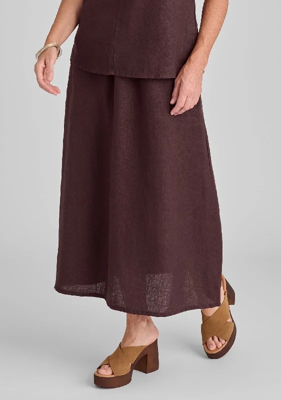 Go To Skirt - Linen Maxi Skirt