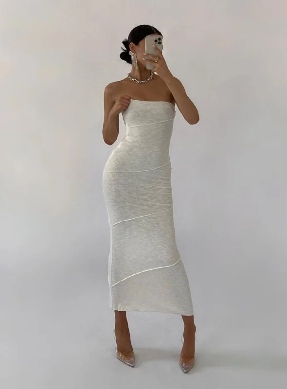 Oscar Midi Dress White